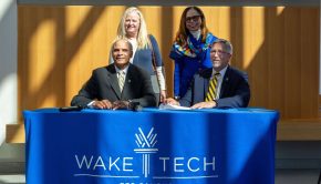 N.C. A&T, Wake Tech Sign Technology Education Partnership Agreement