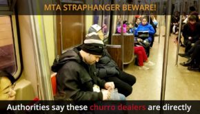 NYPD cracks down on Churro sales in the subway.