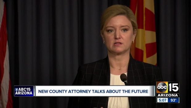 New County Attorney Allister Adel holds her first news conference Thursday