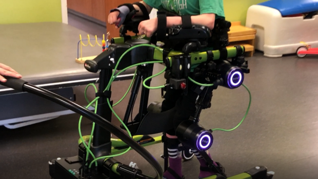 New exoskeleton technology helping young patients move