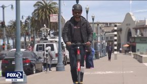 New technology could slow scooter riders' roll when they ride on sidewalks