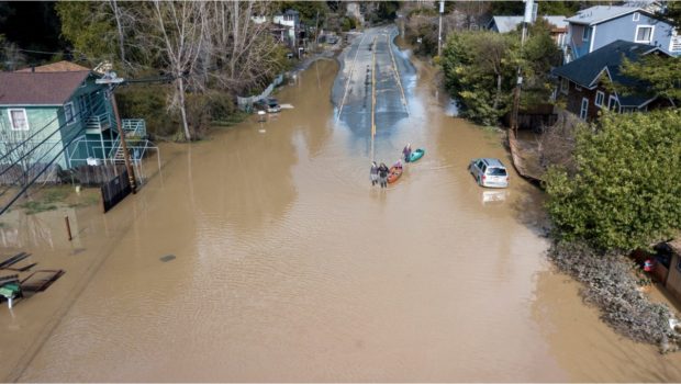 Northern California Flood Waters Recede, But Some Still Cut Off