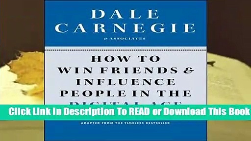 Online How to Win Friends and Influence People in the Digital Age  For Free