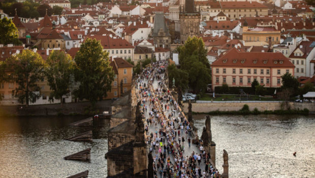 Prague Ends Coronavirus Lockdown with a Giant Outdoor Dinner Party