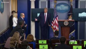 President Donald Trump holding news conference
