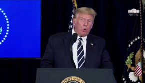 President Trump talks about Portland protests during news conference