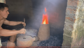 Primitive Technology: making iron from creek sand