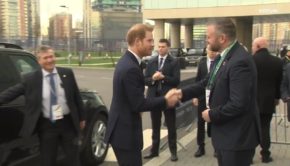Prince Harry arrives for UK-Africa investment summit