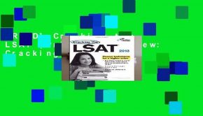 [READ] Cracking the LSAT (Princeton Review: Cracking the LSAT)