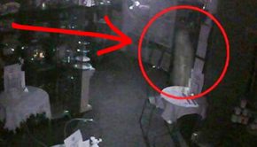 REAL GHOST CAUGHT ON CAMERA- -LIVE FOOTAGE-