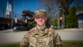 Army ROTC Cadet Spencer Tess