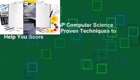 [Read] Cracking the AP Computer Science a Exam, 2018 Edition: Proven Techniques to Help You Score