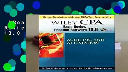 [Read] Wiley CPA Examination Review Practice Software 13.0 Audit Complete