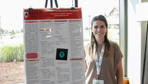 Rider student earns scholarship, presents research at largest conference for women in cybersecurity