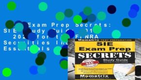 SIE Exam Prep Secrets: SIE Study Guide 2019   2020 for the FINRA Securities Industry Essentials