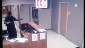 Security Officer Capture Ghost On CCTV Camera While At Work. September 22, 2018