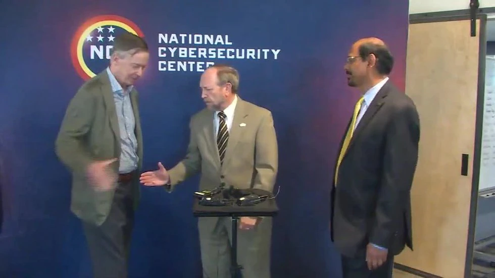 Sen. John Hickenlooper visits Colorado Springs for cybersecurity, Olympic sendoff events
