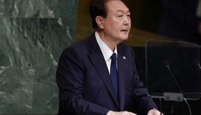 South Korean president urges shared technology, innovation
