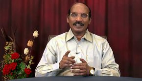 ISRO Chief K Sivan addresses media during a press conference, in Bengaluru on Thursday.
