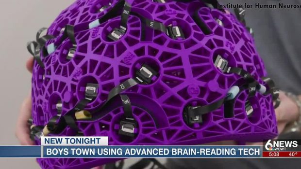 State-of-the-art brain imaging technology in use at Boys Town Research Hospital