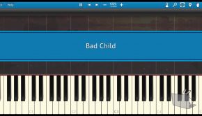 TONES AND I - BAD CHILD (Piano Tutorial Synthesia)