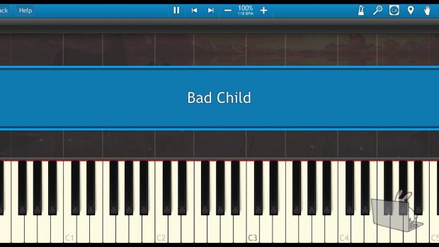 TONES AND I - BAD CHILD (Piano Tutorial Synthesia)
