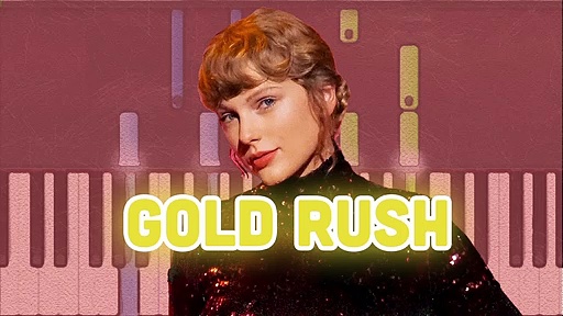 Taylor Swift - gold rush (Piano Tutorial Synthesia)