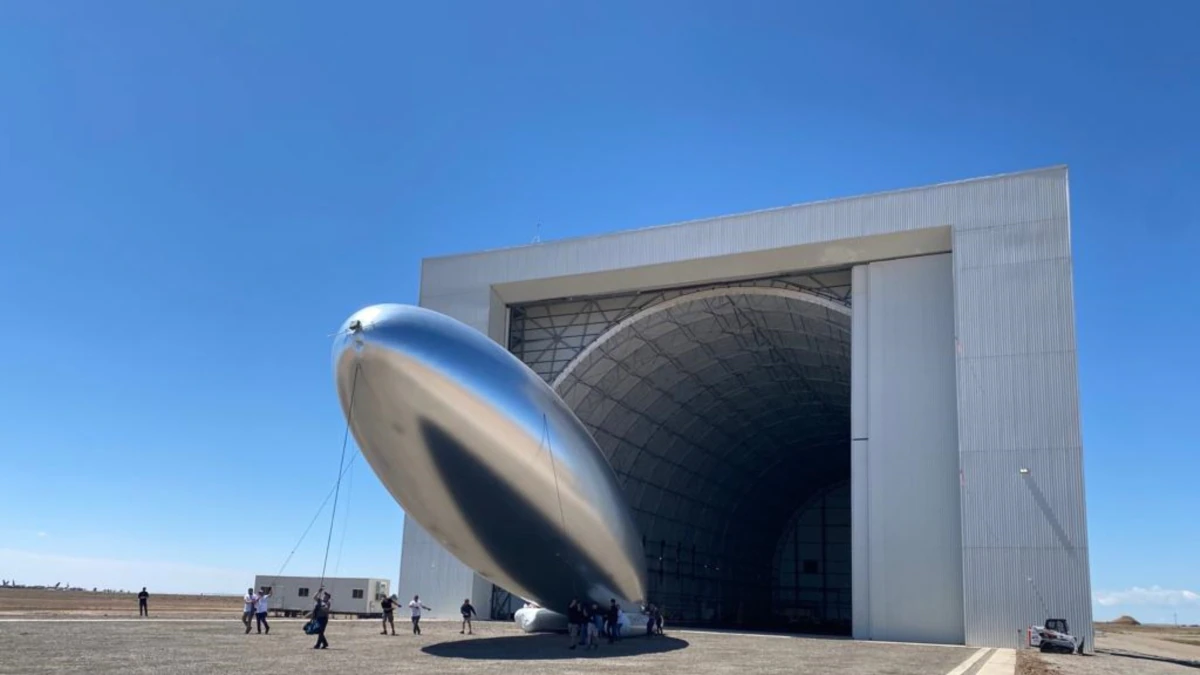 Technology Company Launches Airship Over New Mexico