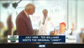 Ted Williams Meets Original "Jimmy" From Jimmy Fund For First Time In July 1999