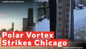 Temperatures Plunge Below Zero As Polar Vortex Strikes Chicago