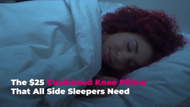 The $25 Cushioned Knee Pillow That All Side Sleepers Need