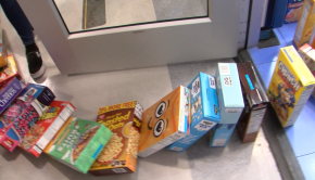 The School of Science and Technology attempts cereal box world record