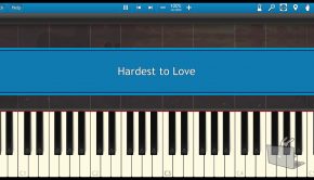 The Weeknd - Hardest To Love (Piano Tutorial Synthesia)