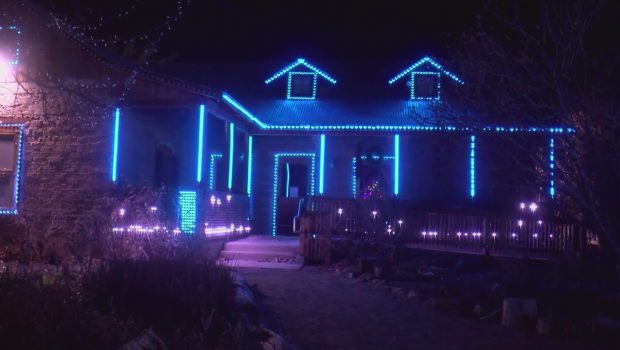 The technology behind unique farmhouse light display at River of Lights