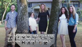This Mother and Her Four Kids Built Their Own House After Watching Youtube Tutorials