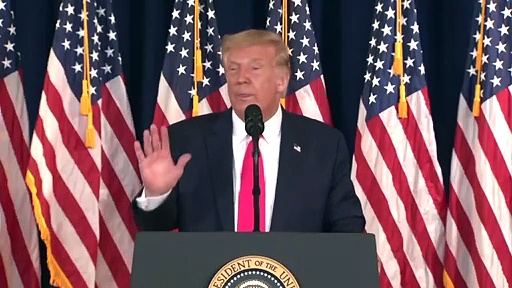 Trump leaves press conference when pressed on Veteran's Choice misinformation