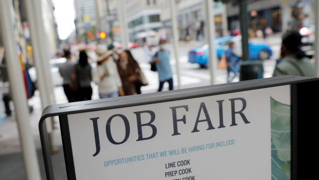 U.S. weekly jobless claims fall despite surge in technology layoffs