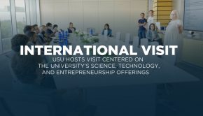 USU Hosts Visit Centered On The University's Science, Technology and Entrepreneurship Offerings