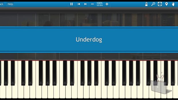 Underdog-Alicia Keys (Piano Tutorial Synthesia)