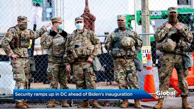 Washington, DC starts security lockdown ahead of Joe Biden’s inauguration