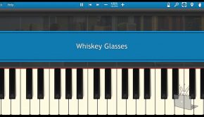 Whiskey Glasses-Morgan Wallen (Piano Tutorial Synthesia)