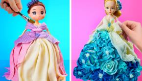✅ Barbie Doll Cake | Decorating Tutorials - Part 3 | Tasty Colorful Cake |  V-Cake